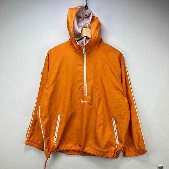 Nike Jackets & Blazers - Vintage 90s Nike Hooded Windbreaker Jacket Womens Medium